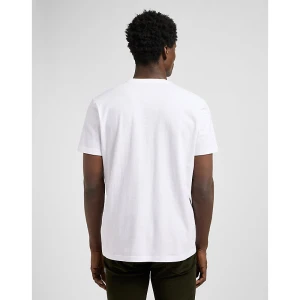 Lee Regular Short Sleeve Small Logo Tee Bright White Size