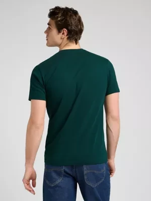 Lee Regular Short Sleeve Small Logo Tee Jade Forest Size