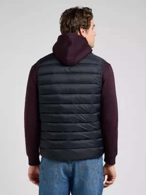 Zdjęcie produktu Lee Regular Stand Collar Puffer Vest Black Size