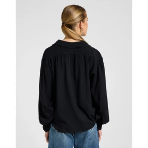 Lee Regular Statement Collar Shirt Unionall Black Size