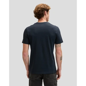 Lee Regular Wobbly Logo Tee Navy Drop Size