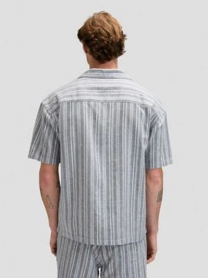 Lee Relaxed Clean Resort Shirt Mood Indigo Natural Str Size