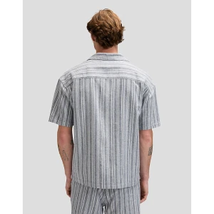 Lee Relaxed Clean Resort Shirt Mood Indigo Natural Str Size