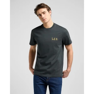 Lee Relaxed Graphic Tee Washed Black Size