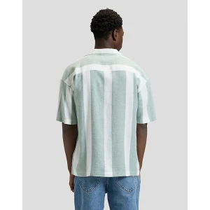 Lee Relaxed Lightweight Resort Shirt Desert Sage Stripe Size