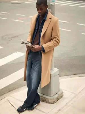 Zdjęcie produktu Lee Relaxed Long Wool Car Coat Camel Size