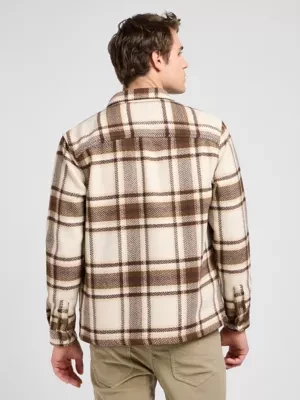 Lee Relaxed Overshirt Arabica Plaid Size