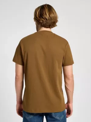 Lee Relaxed Pocket Tee Buffalo Size