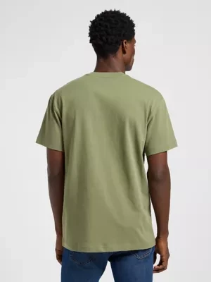 Lee Relaxed Pocket Tee Mercantile Green Size
