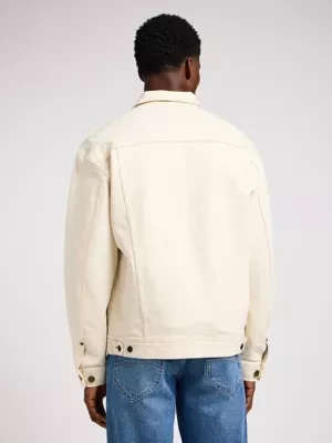 Lee Relaxed Rider Jacket Off White Size