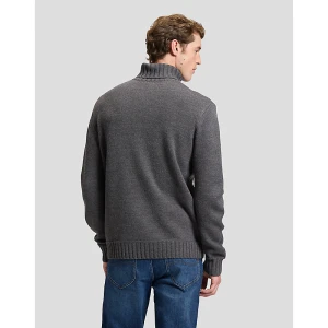 Lee Relaxed Turtleneck Sweater Grey Heather