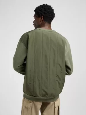 Lee Relaxed Utility Crew Sweatshirt Oak Moss Size