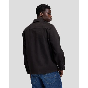 Lee Relaxed Utility Wool Shirt Chocolate Torte