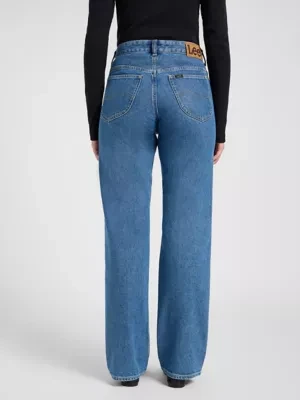 Lee Rider Classic Relaxed Jean Medium Blue Size 33x33