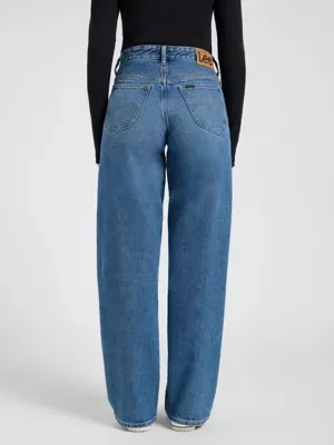Lee Rider Loose Straight Jean In Too Deep Size 33x33