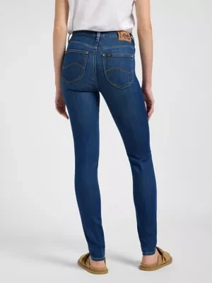 Lee Scarlett High Skinny Jean Ivy Wash Size 33x33