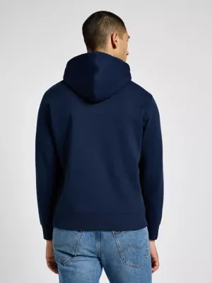 Lee Seasonal Hoodie Inky Blue Size