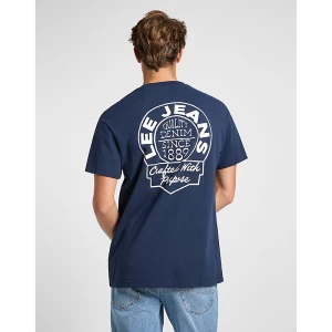 Lee Short Sleeve Relaxed Tee Mood Indigo Size