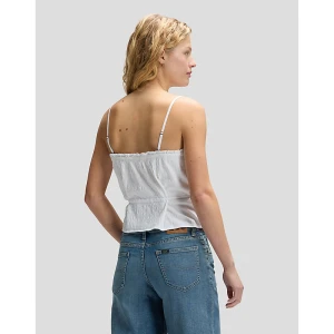 Zdjęcie produktu Lee Slim Lace Trim Cami Shirt Bright White