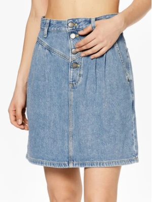 Lee Spódnica jeansowa L38DHLB20 112331426 Niebieski Regular Fit