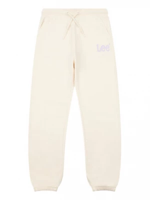 Lee Spodnie dresowe Wobbly Graphic LEG5001 Beżowy