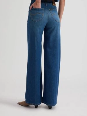 Lee Stella Wide Leg Jean Blue Arrow Size 33x33