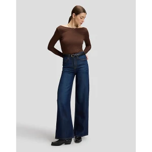 Lee Stella Wide Leg Jean Dark Navy Size 33x33