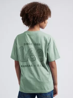 Lee Supercharged Tee Slit Green Size 9/10