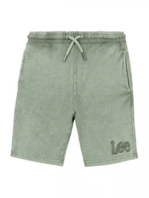 Lee Szorty materiałowe Tonal LEE0133 Zielony Regular Fit