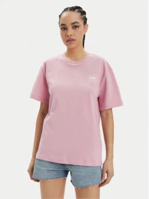 Lee T-Shirt 112350207 Różowy Relaxed Fit