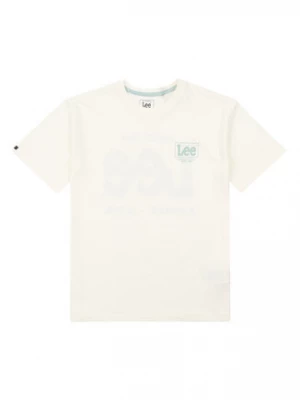 Lee T-Shirt Supercharged LEE0116 Écru Regular Fit