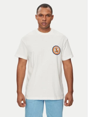 Lee T-Shirt Varsity 112350085 Écru Relaxed Fit