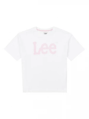 Lee T-Shirt Wobbly Graphic LEG5030 Biały Regular Fit