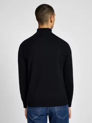 Lee Regular Turtle Neck Black Size