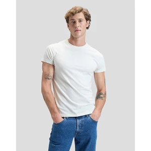 Lee Twin Pack Slim Crew Tees Academy Blue & Natural Size