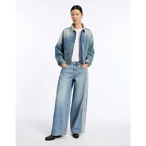 Lee Two Toned Slouchy Jean Light Shade Size 30x32