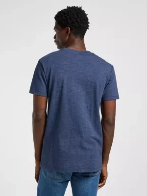 Lee Ultimate Pocket Tee Navy Mele Size