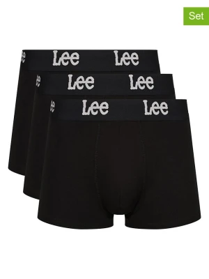 LEE Underwear Bokserki (3 pary) "Gannon" w kolorze czarnym rozmiar: L