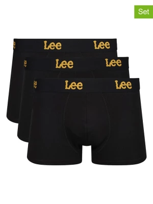 LEE Underwear Bokserki (3 pary) "Harkins" w kolorze czarnym rozmiar: S