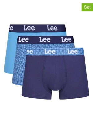 LEE Underwear Bokserki (3 pary) "Laver" w kolorze niebiesko-granatowym rozmiar: XL