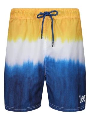 LEE Underwear Szorty kąpielowe "Scorpian" w kolorze niebiesko-żółtym rozmiar: XL