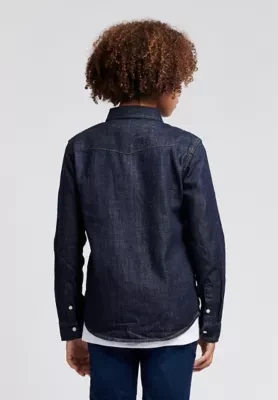Lee Western Shirt Dark Wash Size 9/10