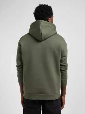 Lee Workwear Relaxed Essential Hoodie Oak Moss Size
