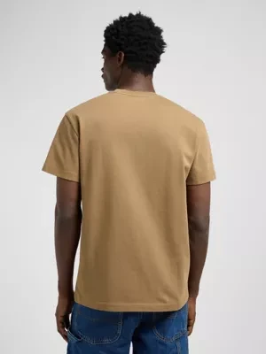 Lee Workwear Relaxed Essential Tee Dark Khaki Size