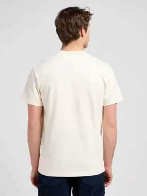 Lee Workwear Relaxed Graphic Tee Ecru Size