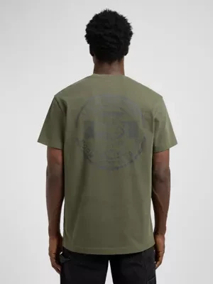 Lee Workwear Relaxed Graphic Tee Oak Moss Size