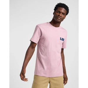 Lee Workwear Relaxed Graphic Tee Soft Mauve Size
