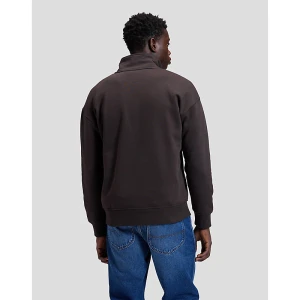 Lee Workwear Relaxed Half Zip Sweatshirt Chocolate Torte