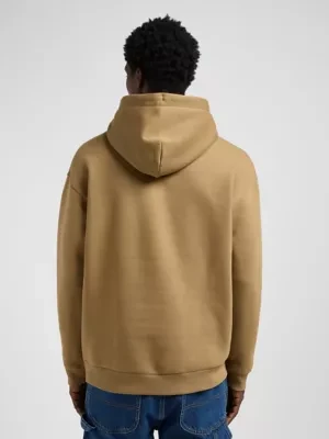 Lee Workwear Relaxed Hoodie Dark Khaki Size