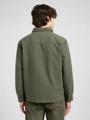 Lee Workwear Relaxed Overshirt Oak Moss Size